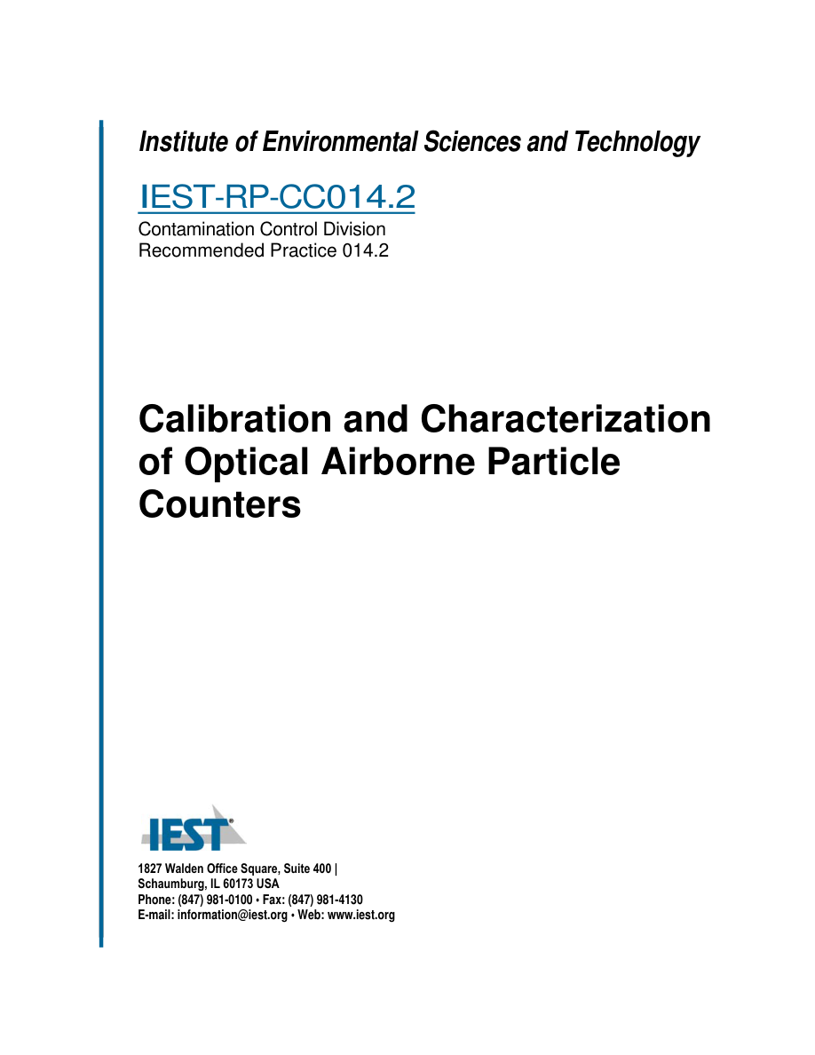 IEST RP-CC014.2 PDF Preview