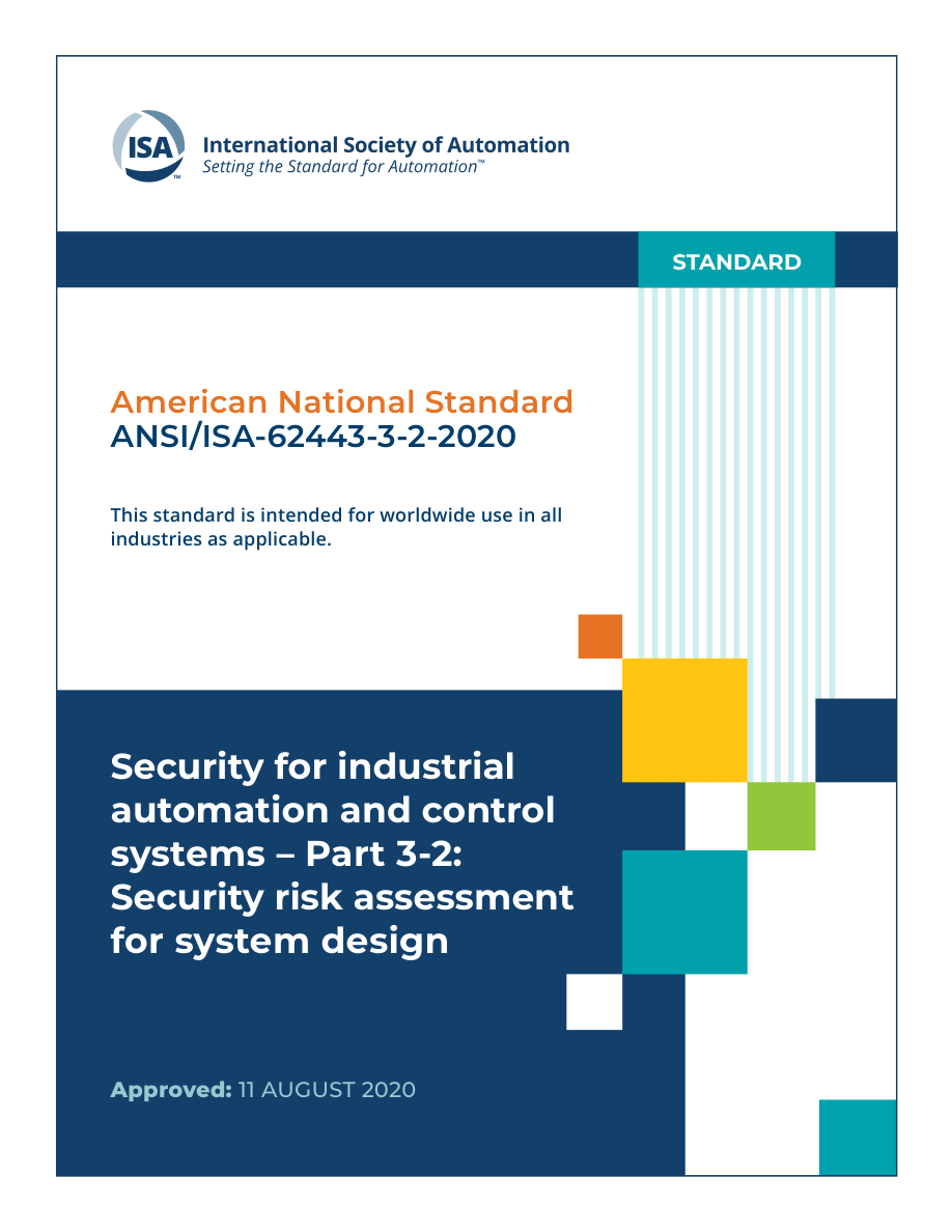 ISA ANSI/ISA 62443-3-2-2020 PDF Preview