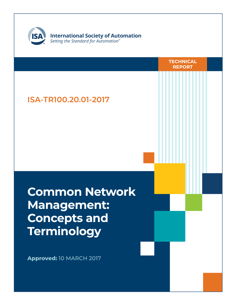 ISA TR100.20.01-2017 PDF Preview