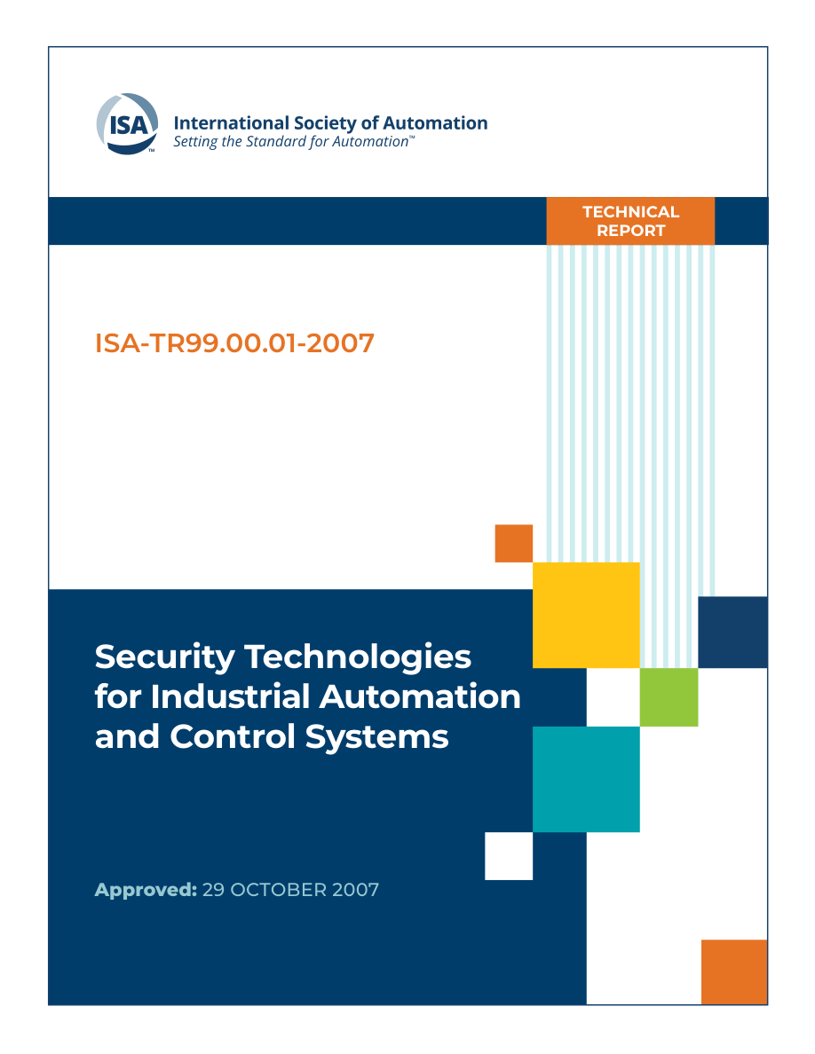 ISA TR99.00.01-2007 PDF Preview