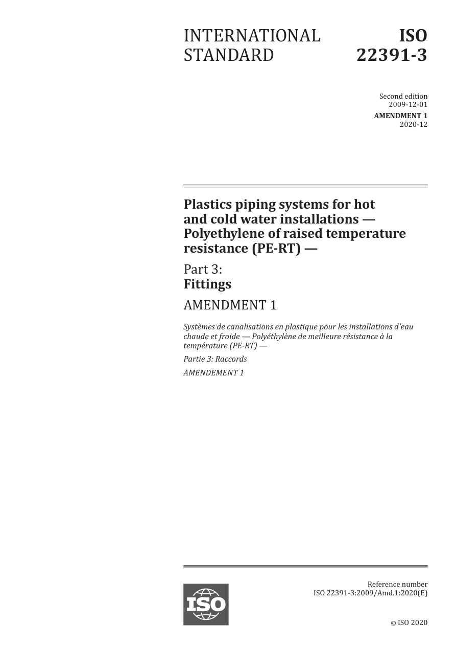 ISO 22391-3:2009/Amd1:2020 PDF Preview
