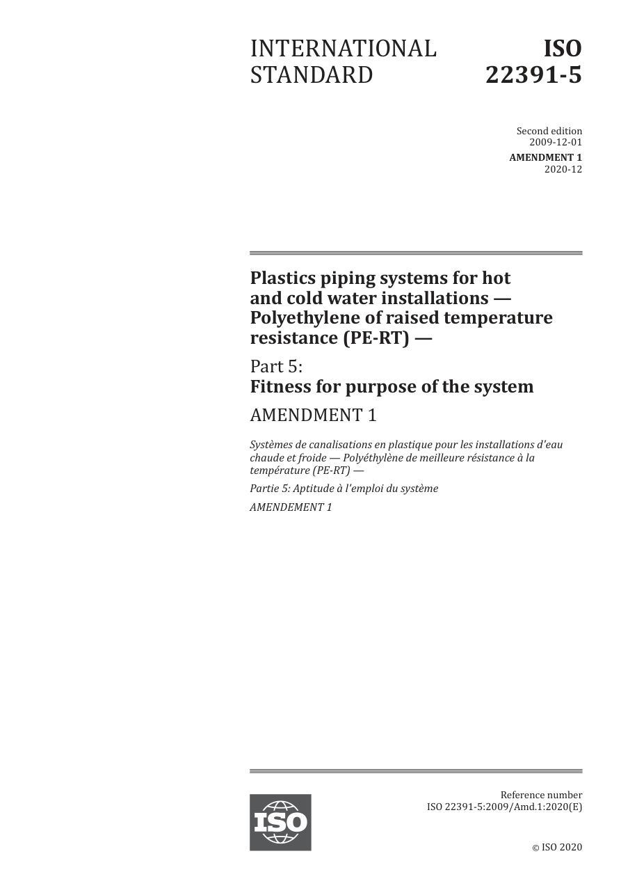 ISO 22391-5:2009/Amd1:2020 PDF Preview