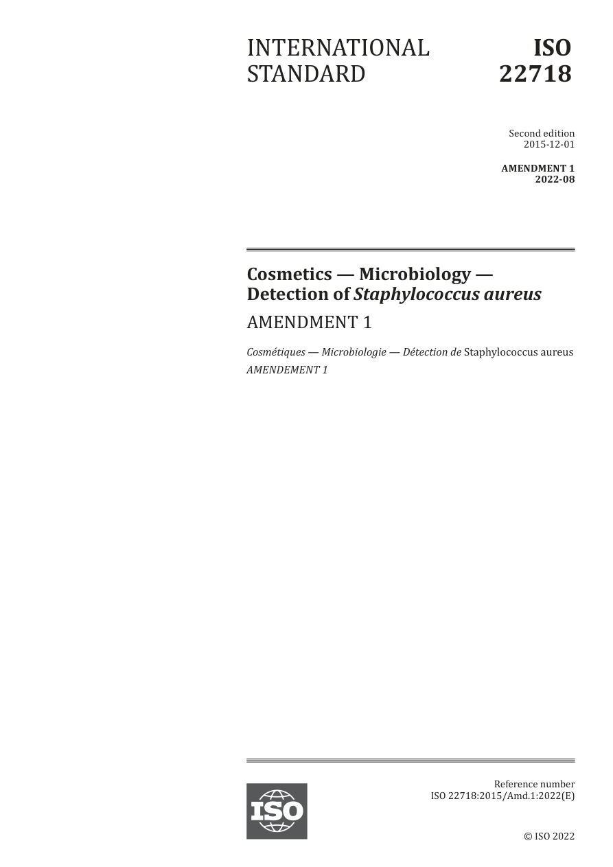 ISO 22718:2015/Amd1:2022 PDF Preview
