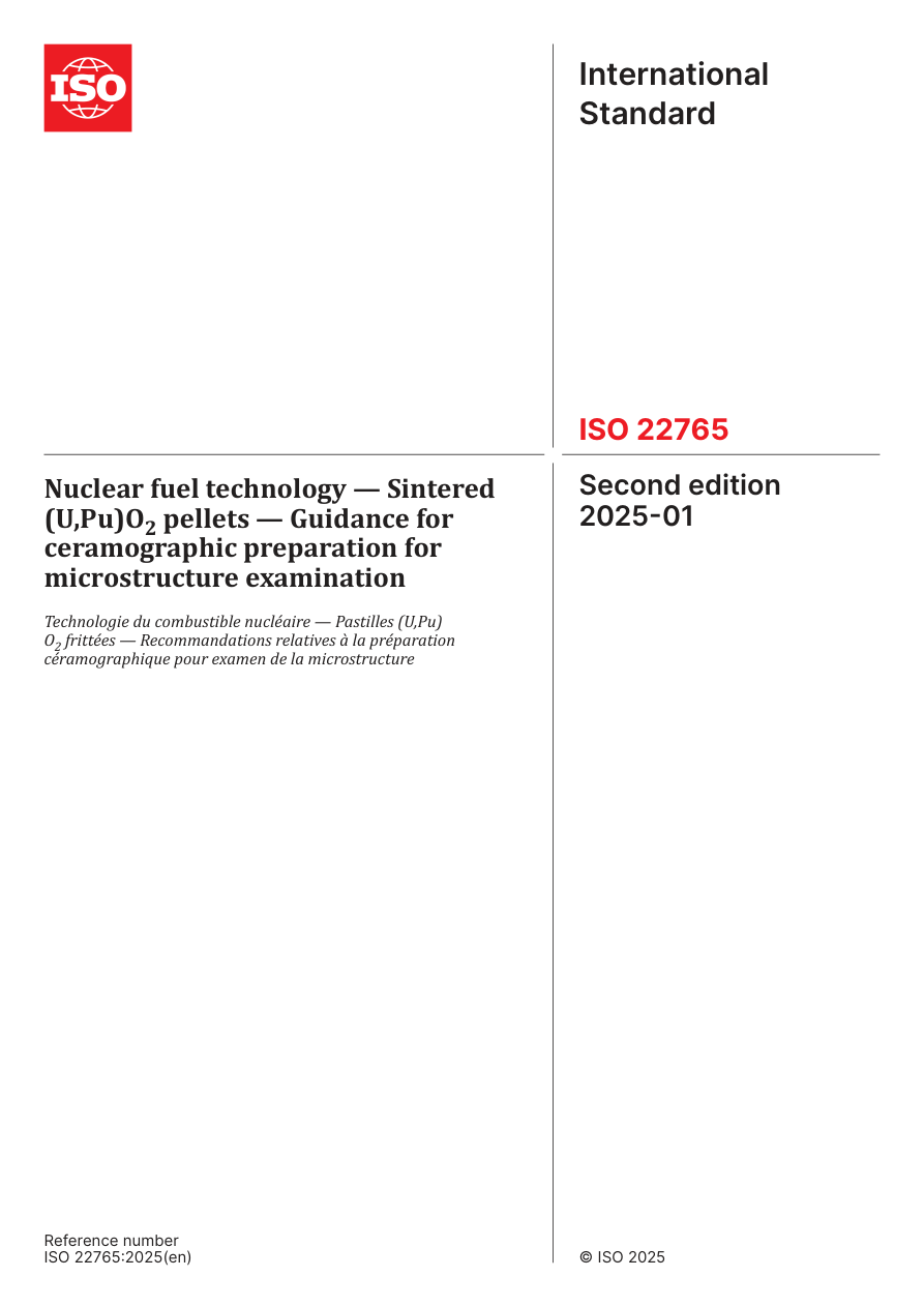 ISO 22765:2025 PDF Preview