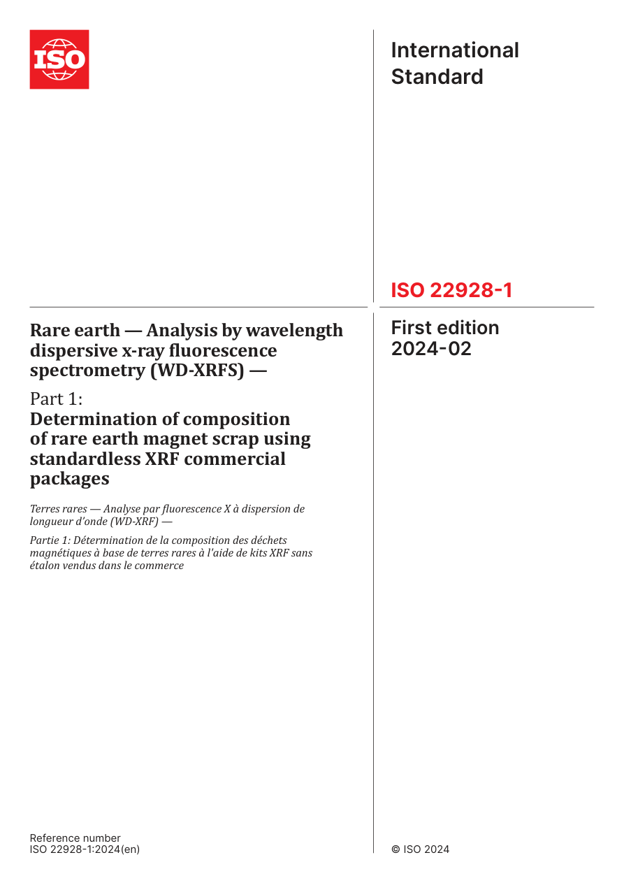 ISO 22928-1:2024 PDF Preview