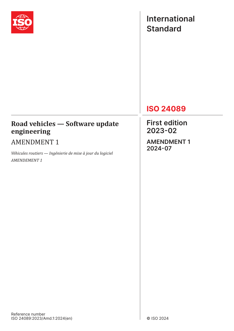ISO 24089:2023/Amd1:2024 PDF Preview