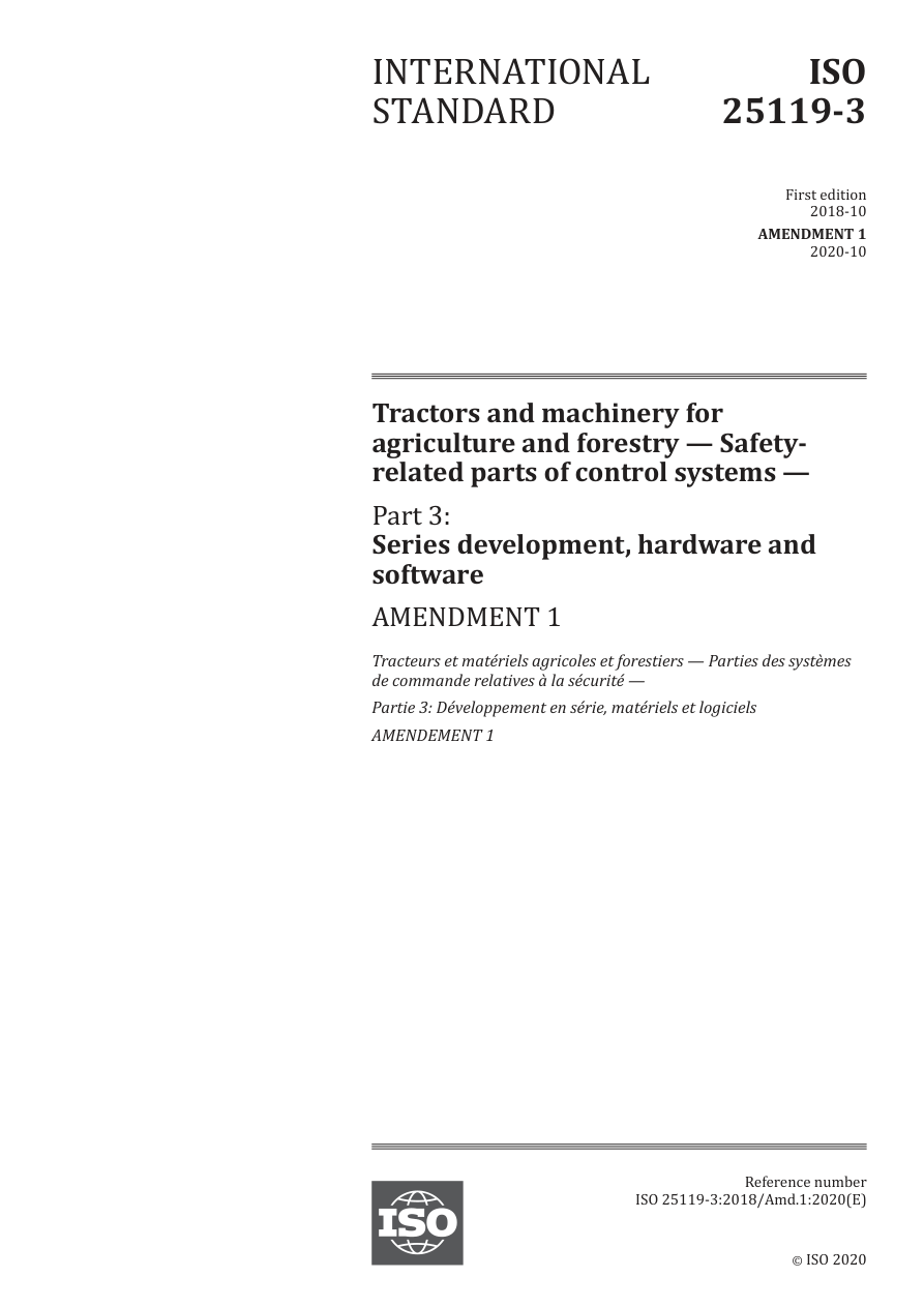 ISO 25119-3:2018/Amd1:2020 PDF Preview
