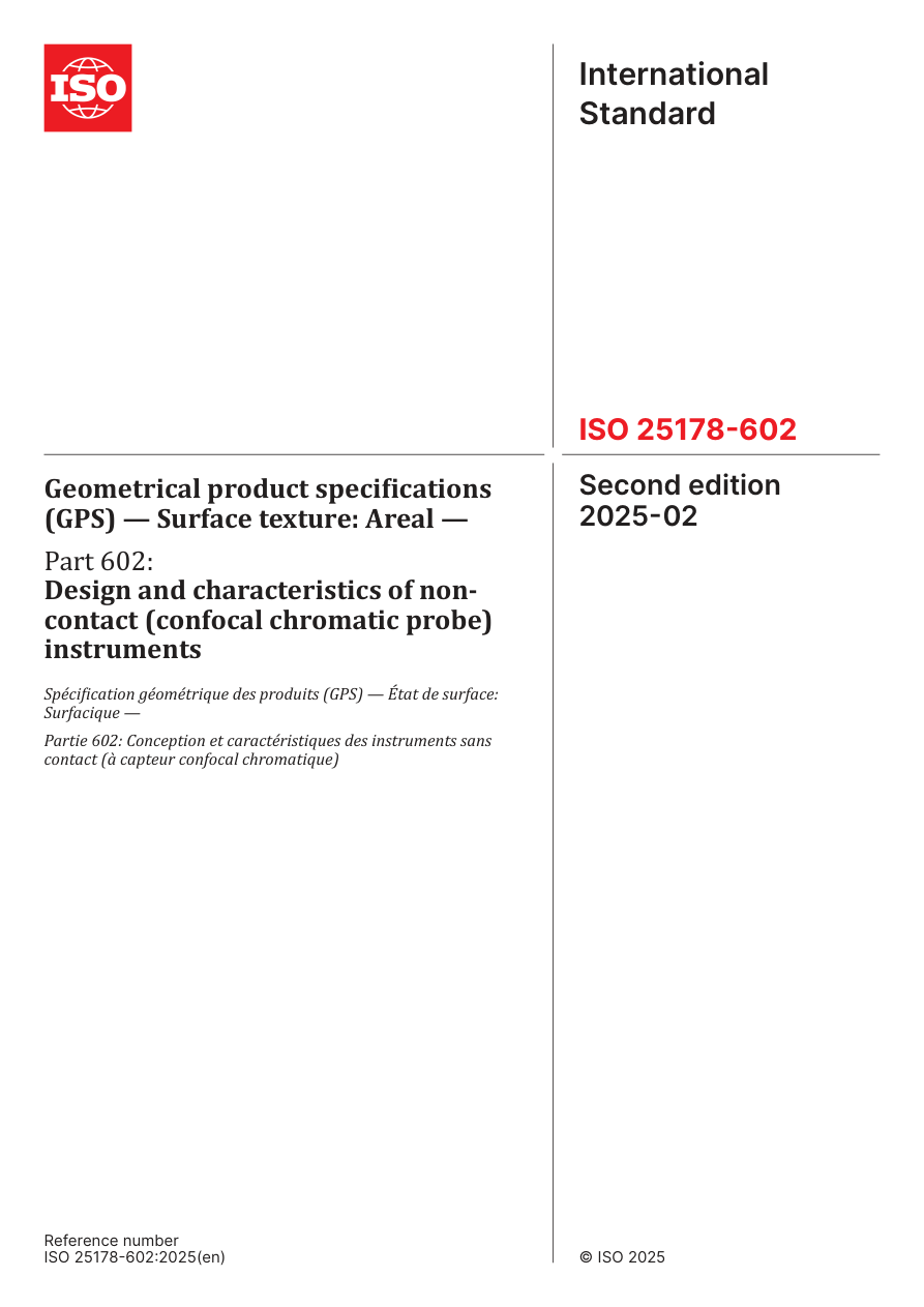 ISO 25178-602:2025 PDF Preview
