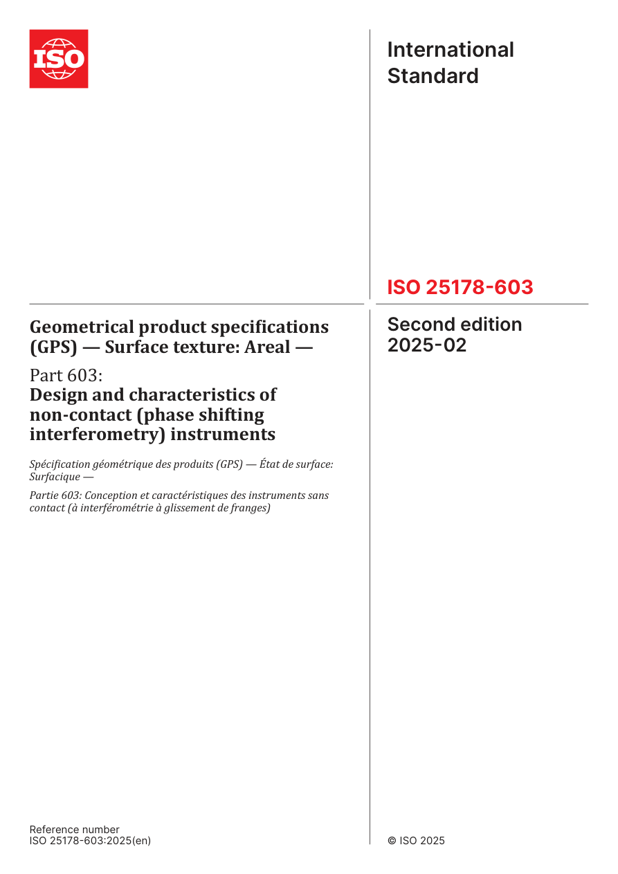 ISO 25178-603:2025 PDF Preview