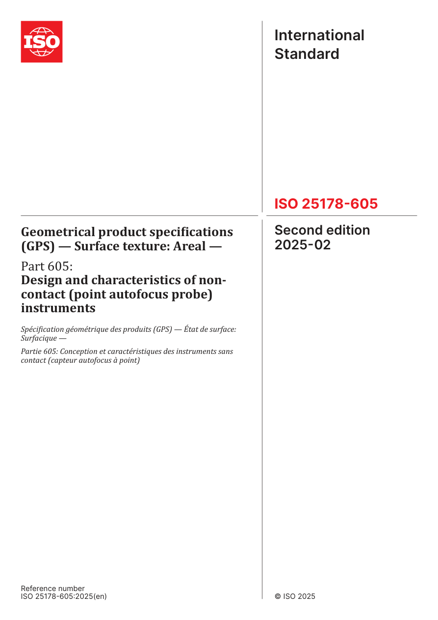 ISO 25178-605:2025 PDF Preview