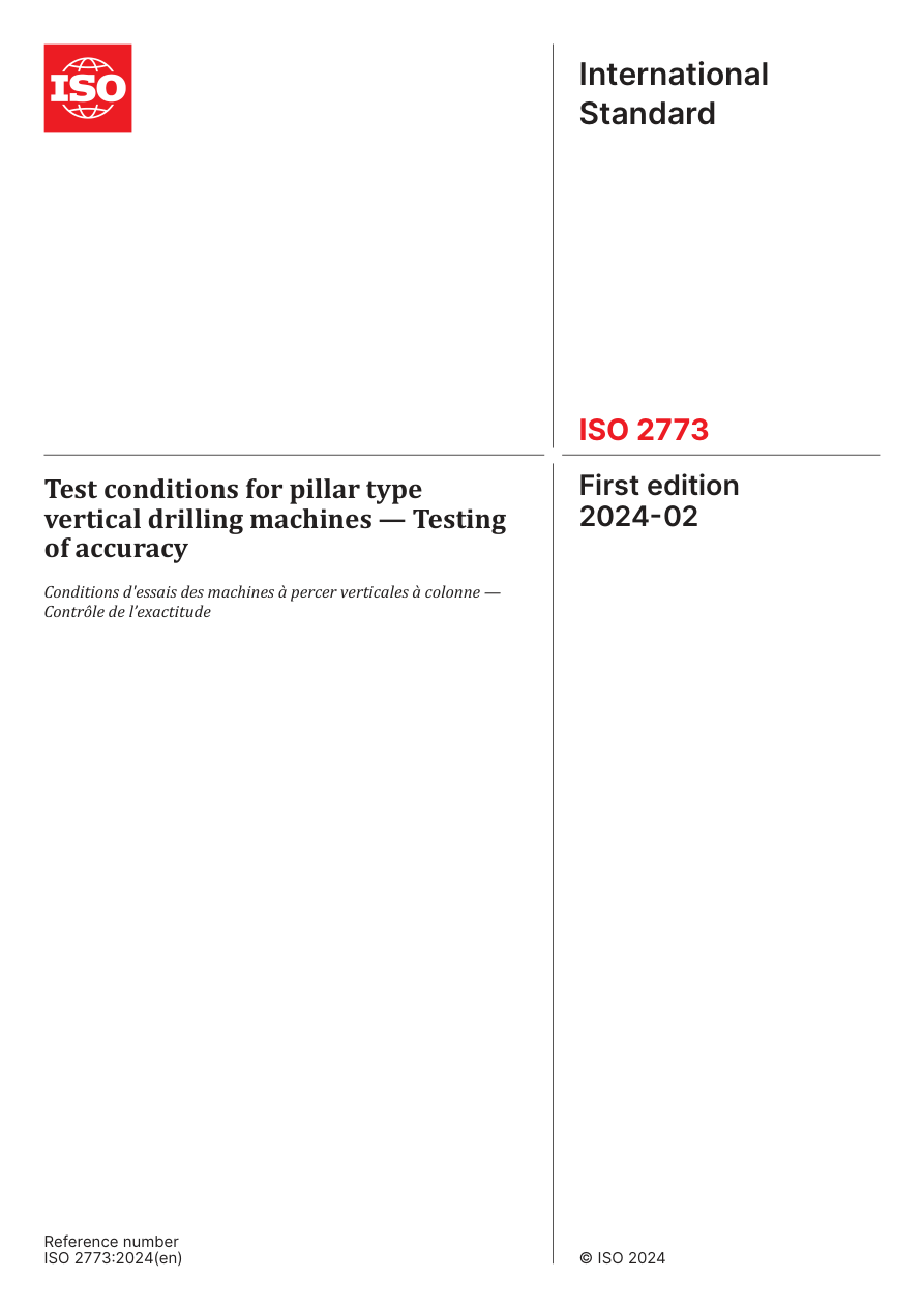 ISO 2773:2024 PDF Preview