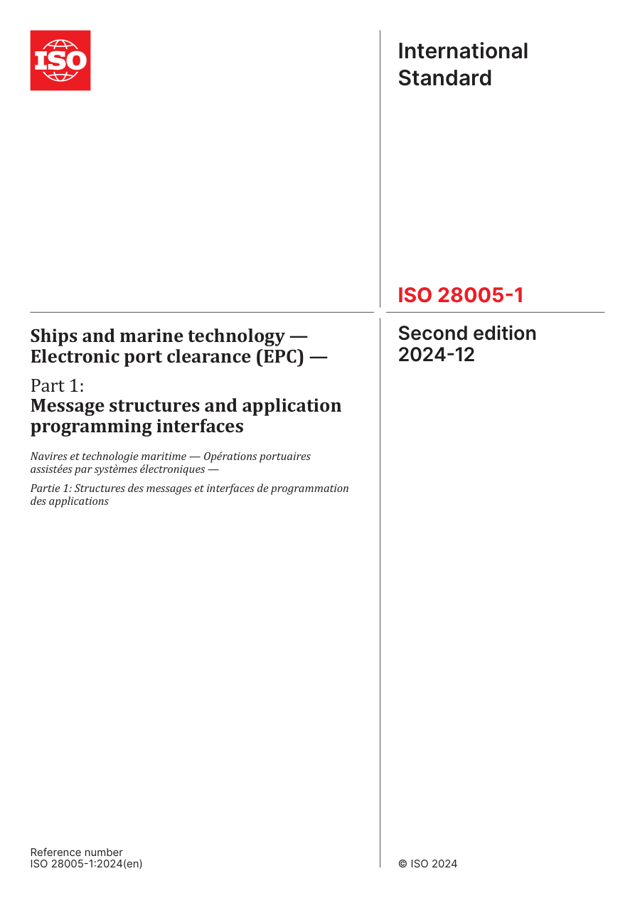 ISO 28005-1:2024 PDF Preview