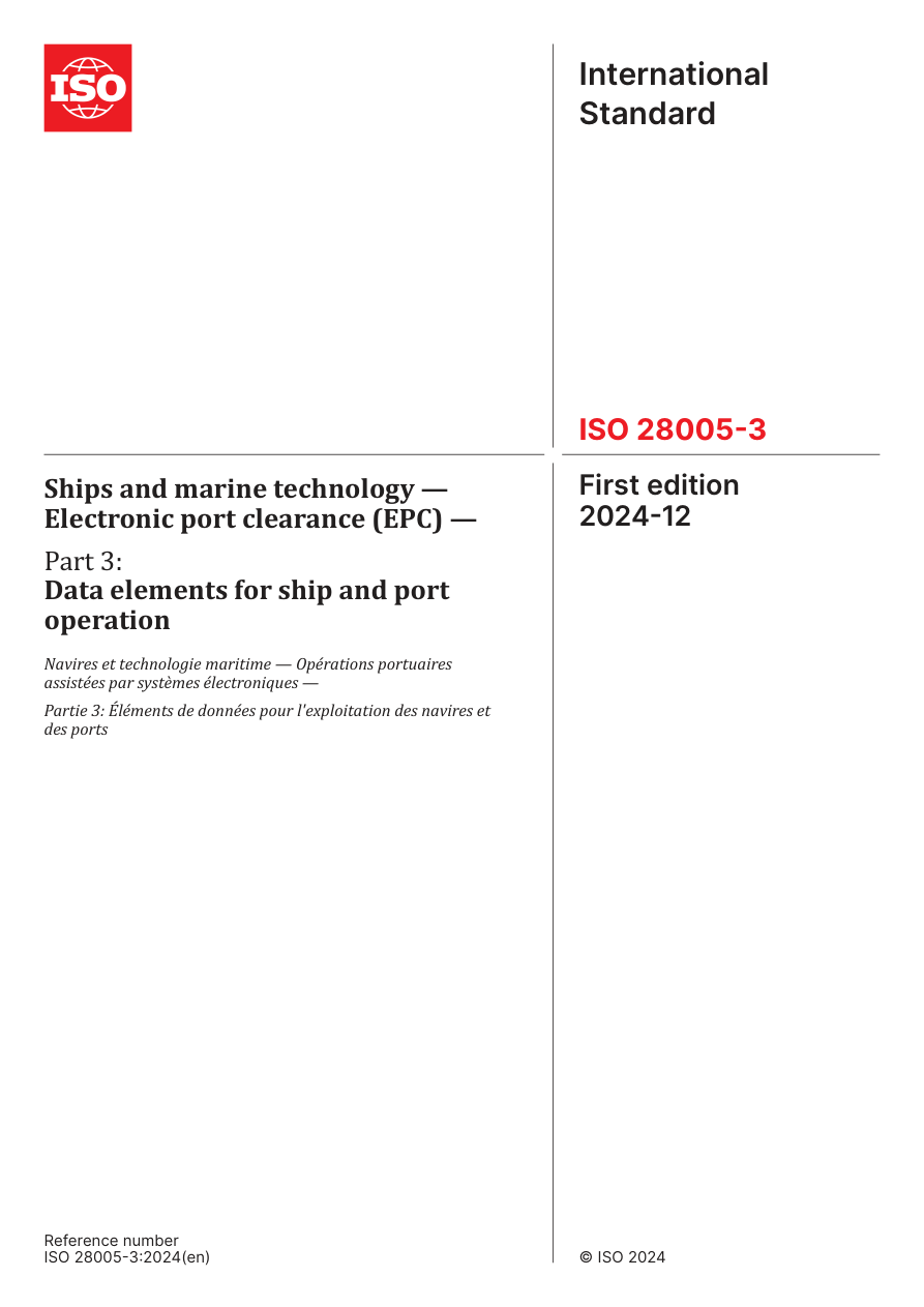 ISO 28005-3:2024 PDF Preview