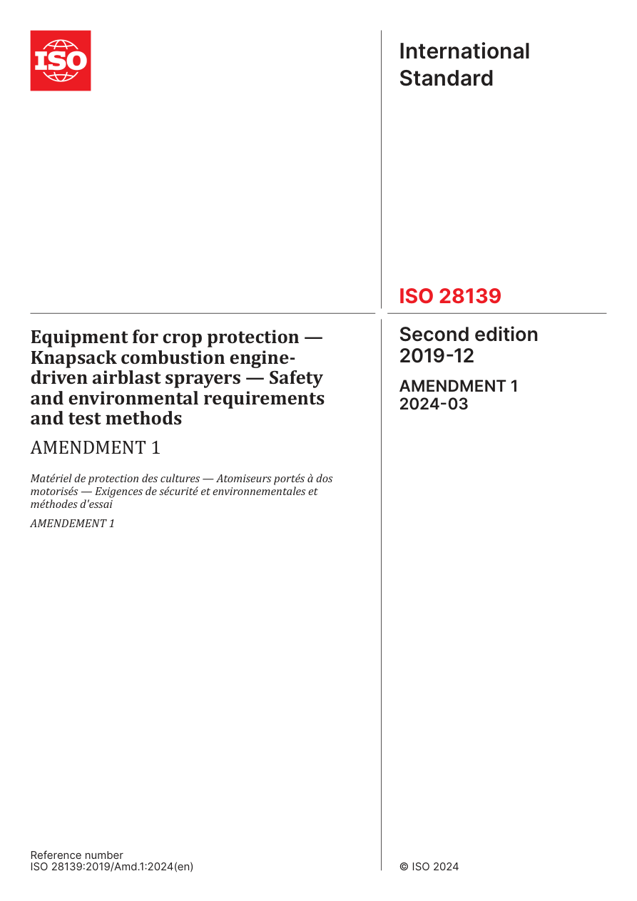 ISO 28139:2019/Amd1:2024 PDF Preview