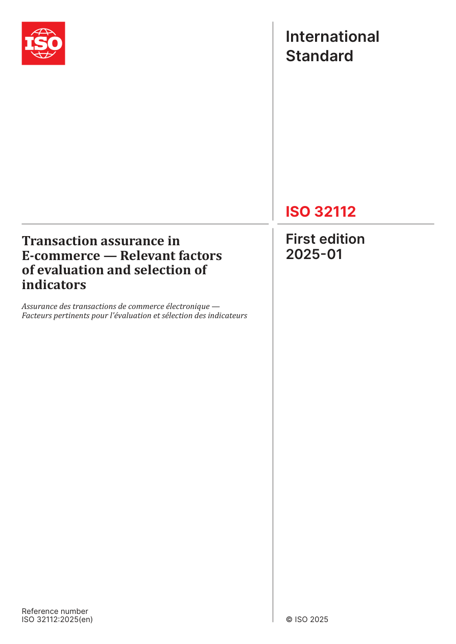 ISO 32112:2025 PDF Preview