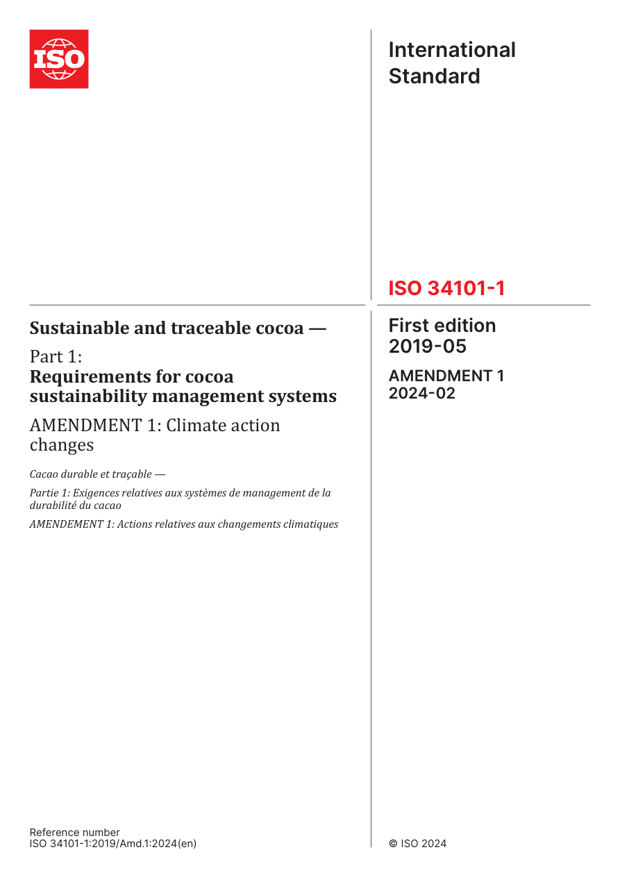 ISO 34101-1:2019/Amd1:2024 PDF Preview