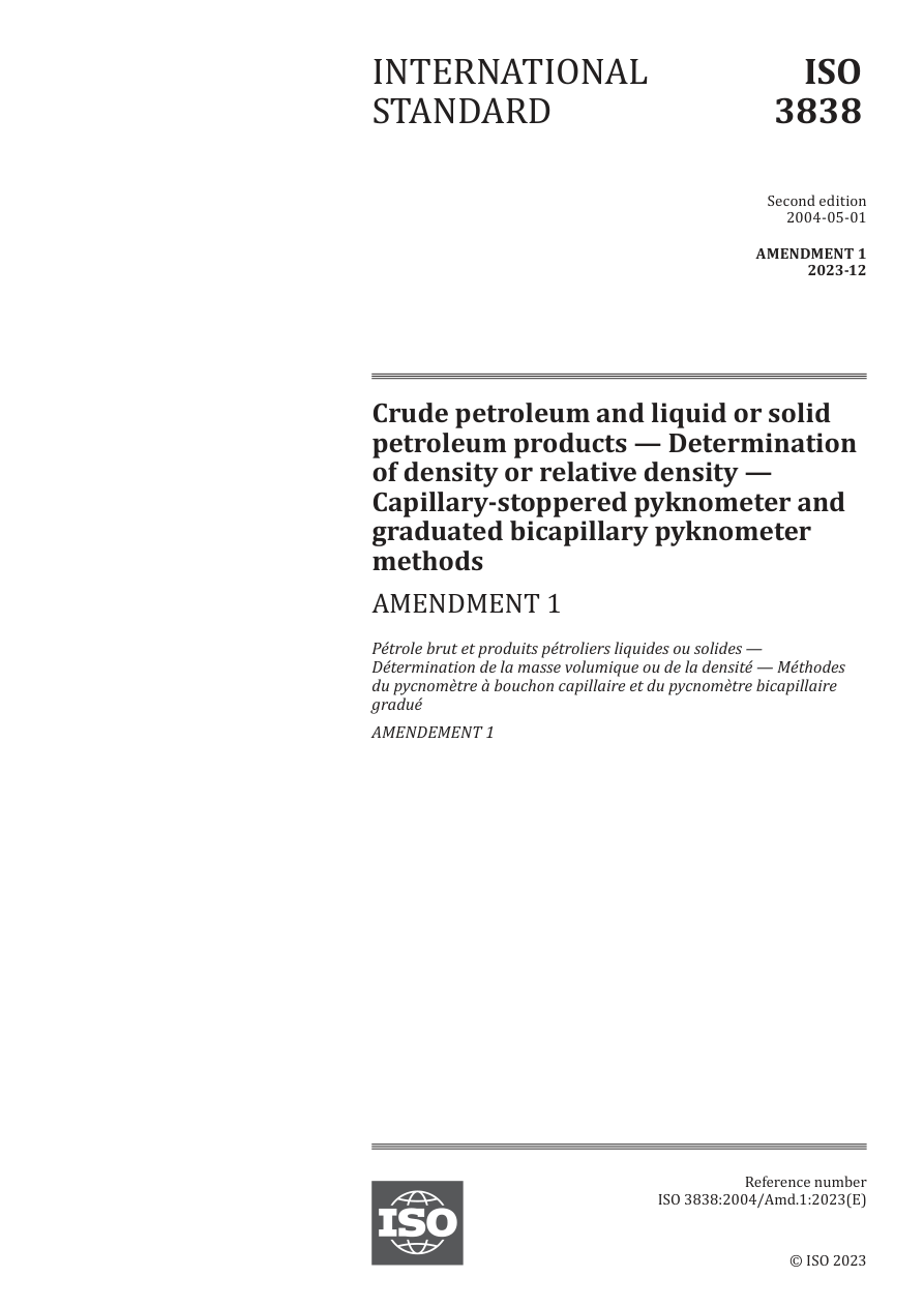 ISO 3838:2004/Amd1:2023 PDF Preview