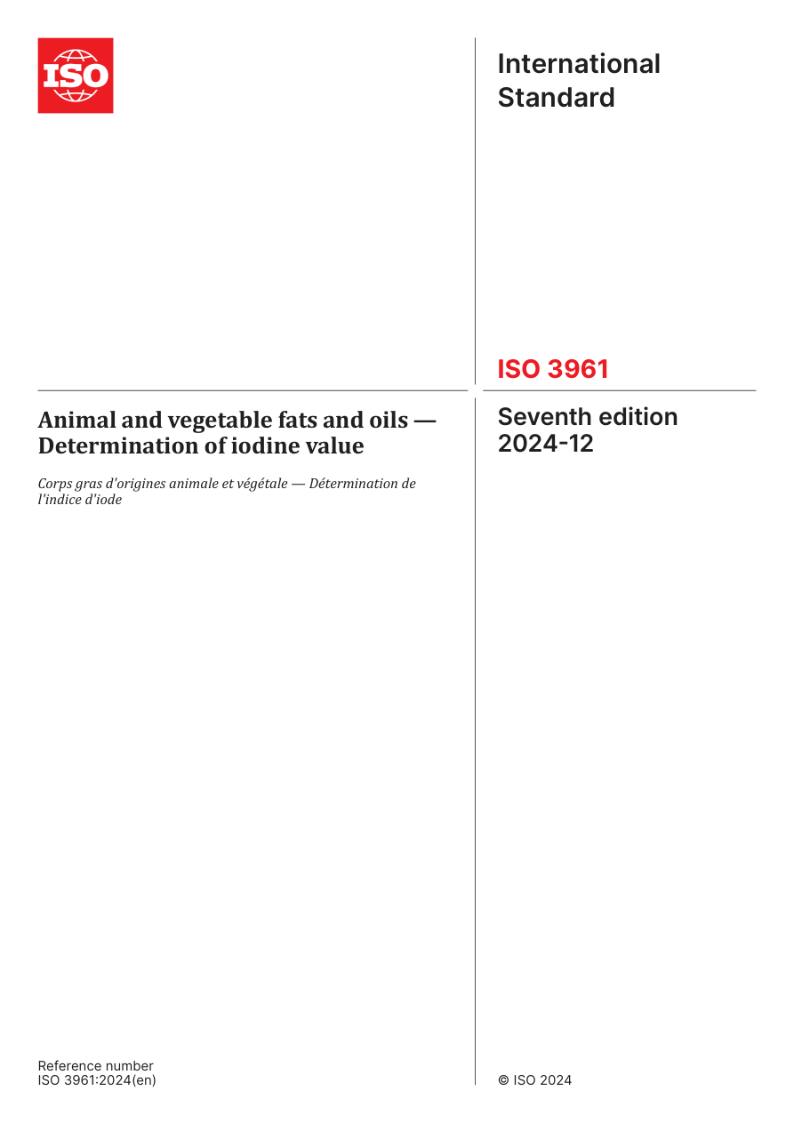 ISO 3961:2024 PDF Preview