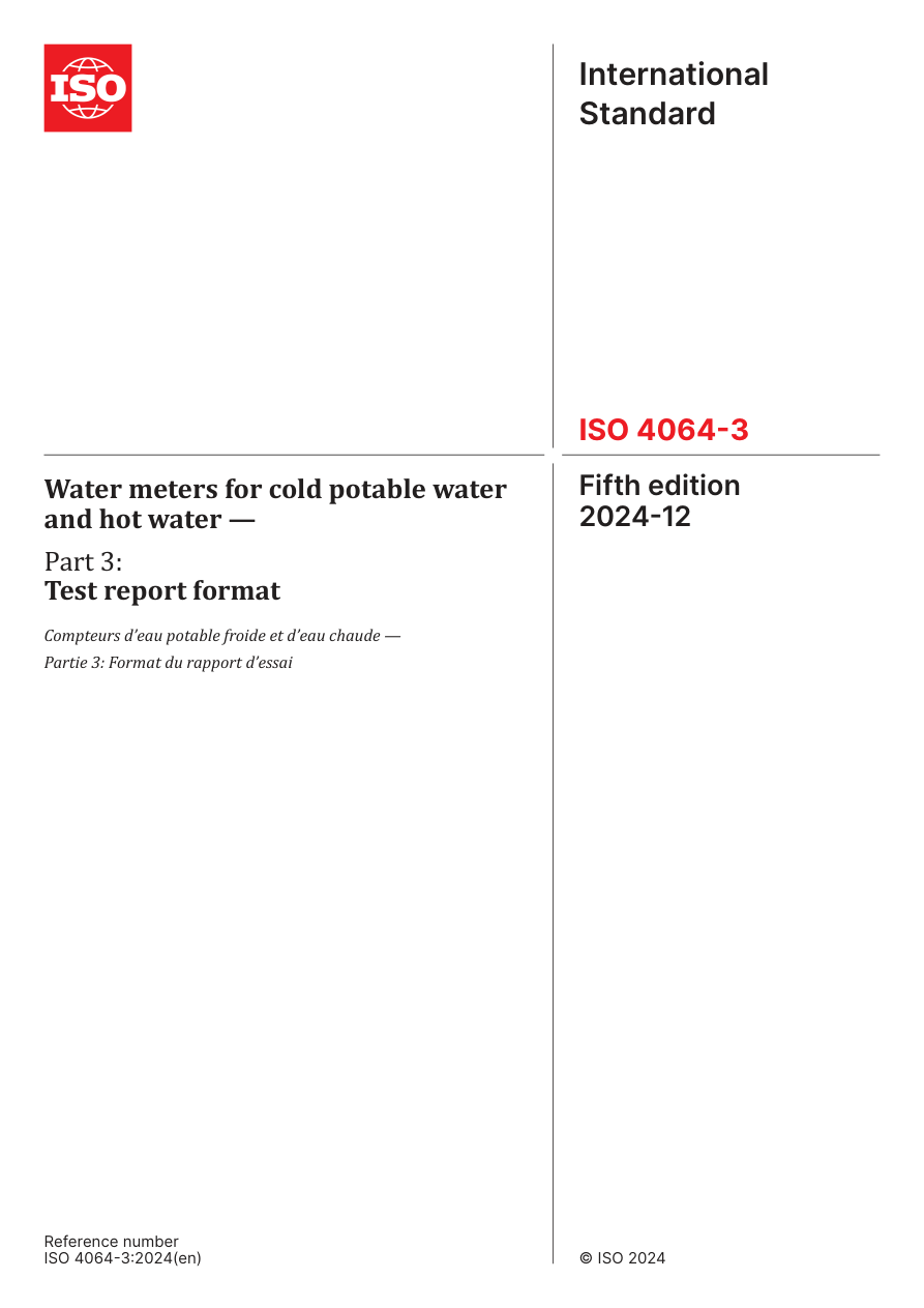 ISO 4064-3:2024 PDF Preview