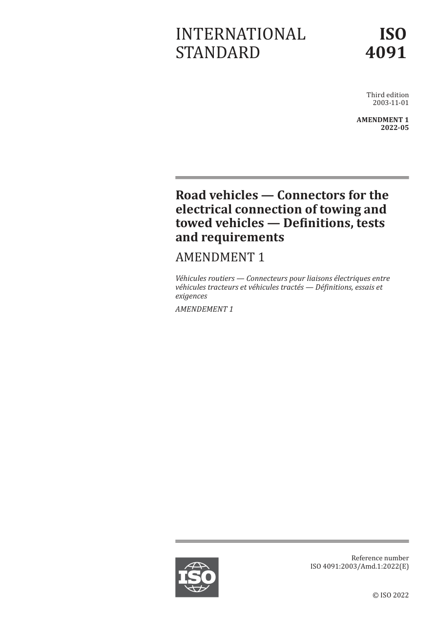 ISO 4091:2003/Amd1:2022 PDF Preview