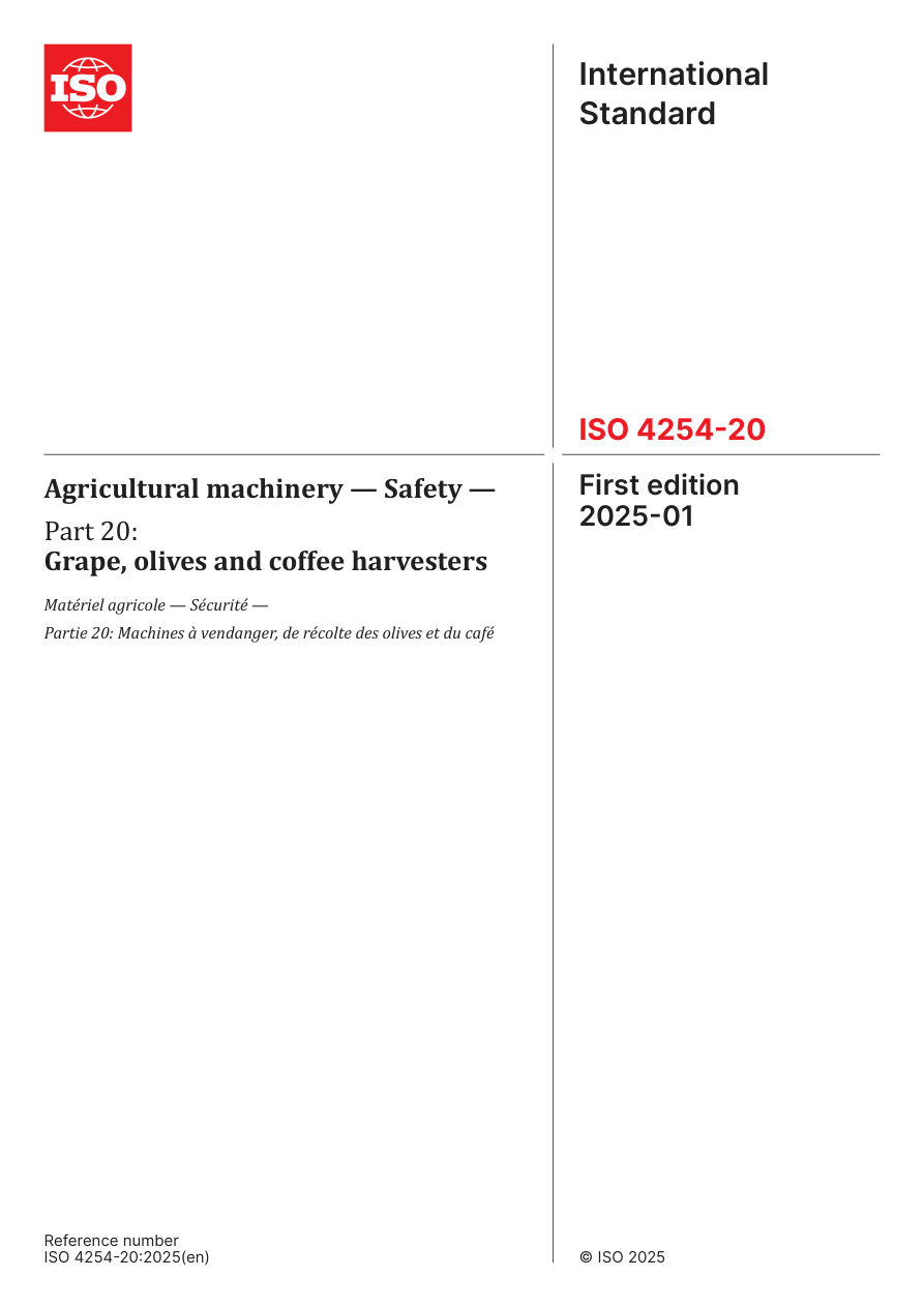 ISO 4254-20:2025 PDF Preview