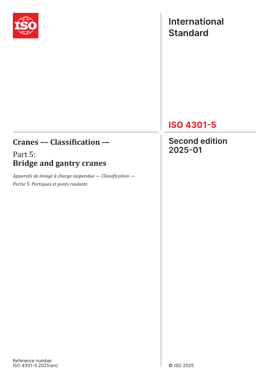 ISO 4301-5:2025 PDF Preview