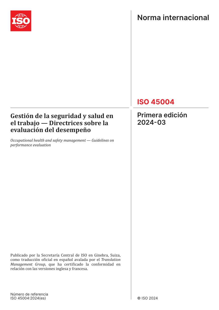 ISO 45004:2024[S] PDF Preview