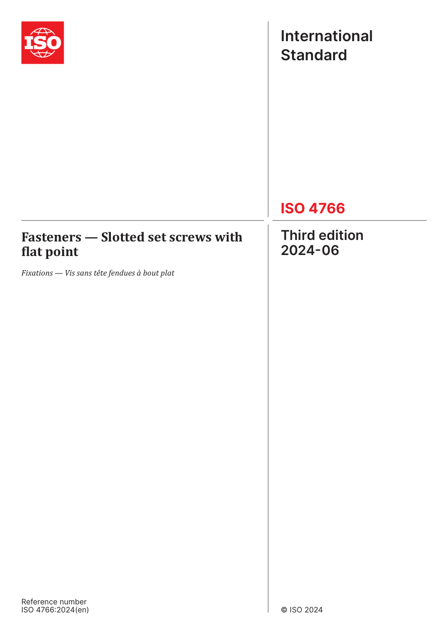 ISO 4766:2024 PDF Preview