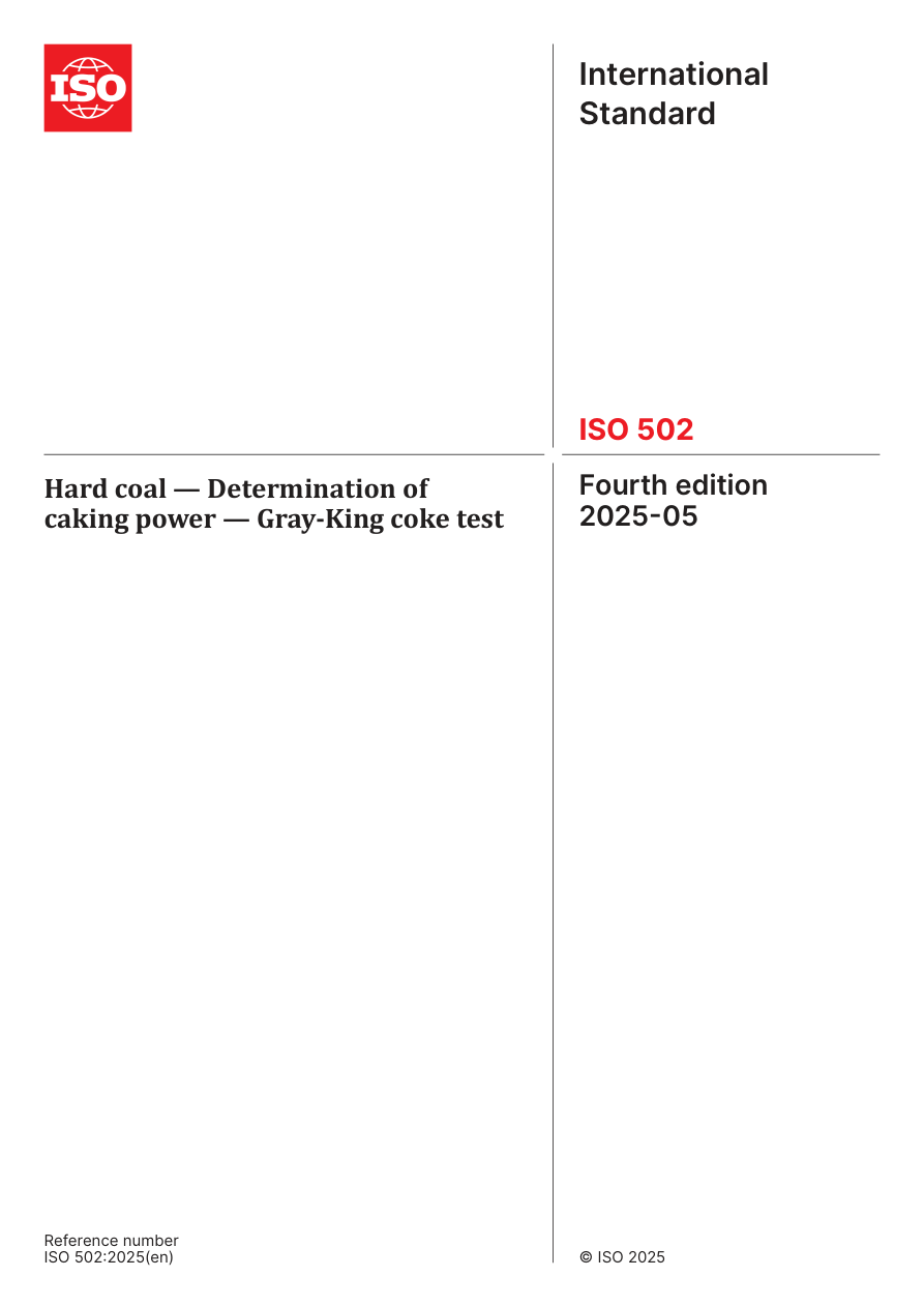 ISO 502:2025 PDF Preview