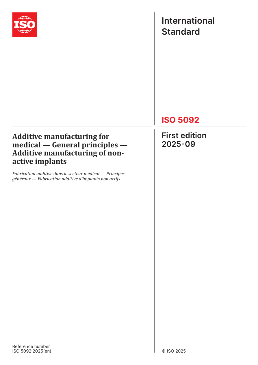ISO 5092:2025 PDF Preview