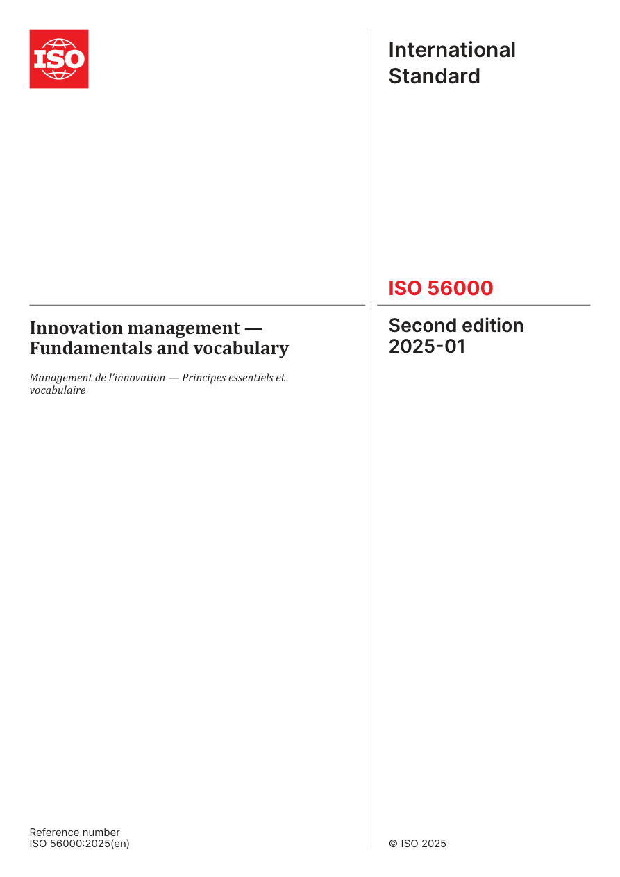 ISO 56000:2025 PDF Preview