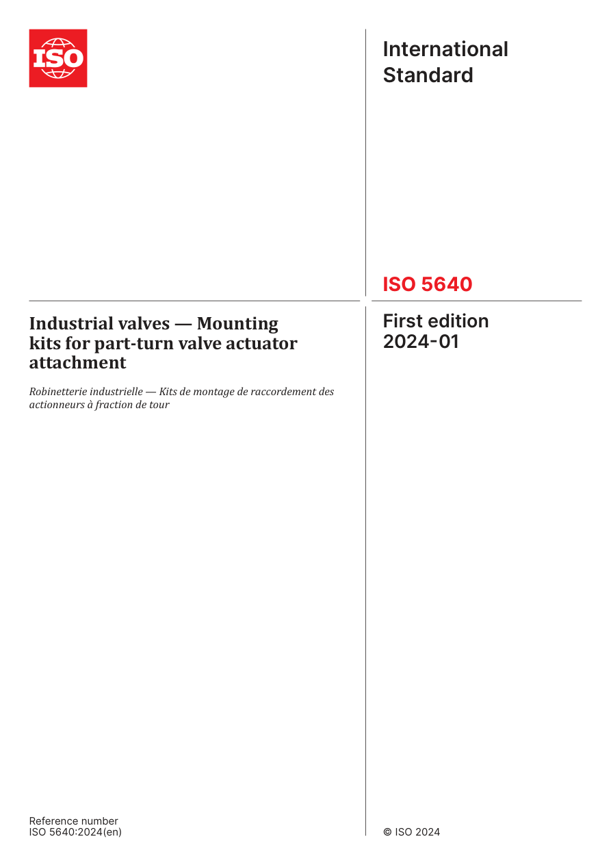 ISO 5640:2024 PDF Preview