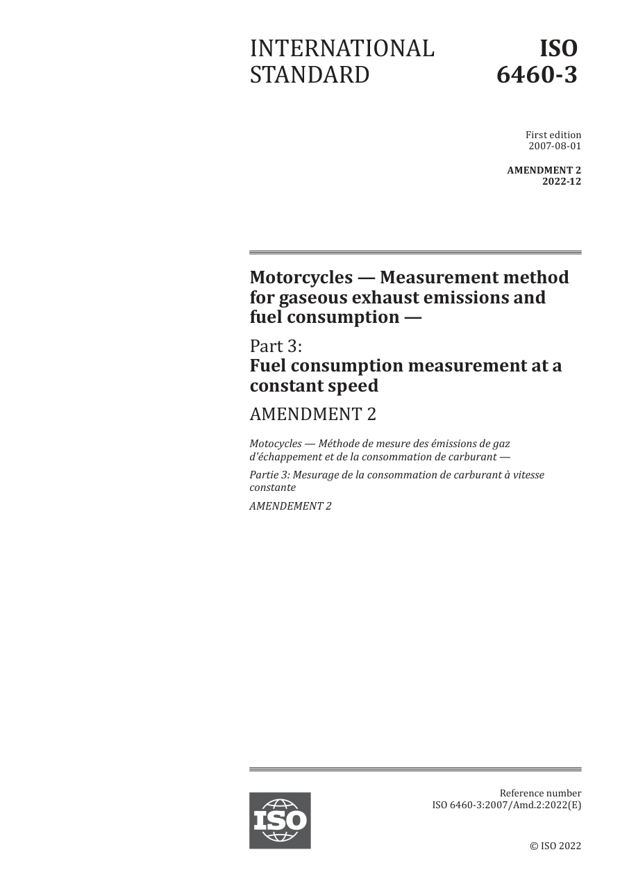 ISO 6460-3:2007/Amd2:2022 PDF Preview