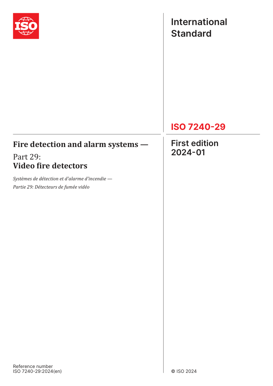 ISO 7240-29:2024 PDF Preview