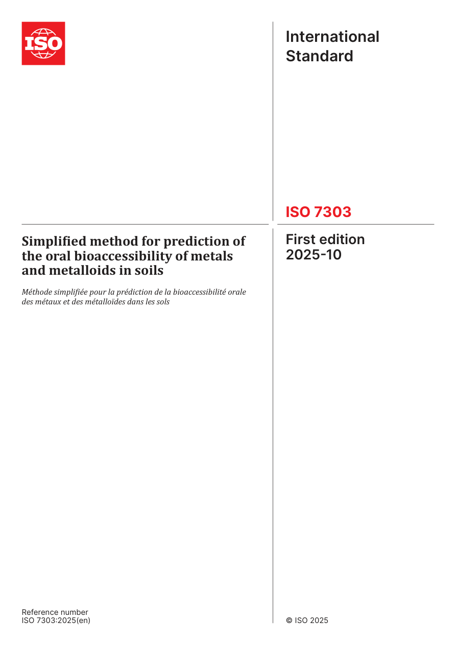 ISO 7303:2025 PDF Preview
