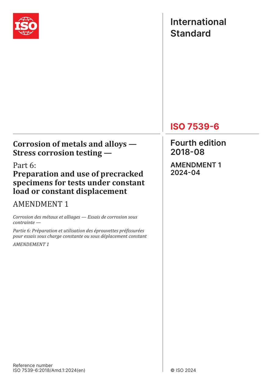 ISO 7539-6:2018/Amd1:2024 PDF Preview
