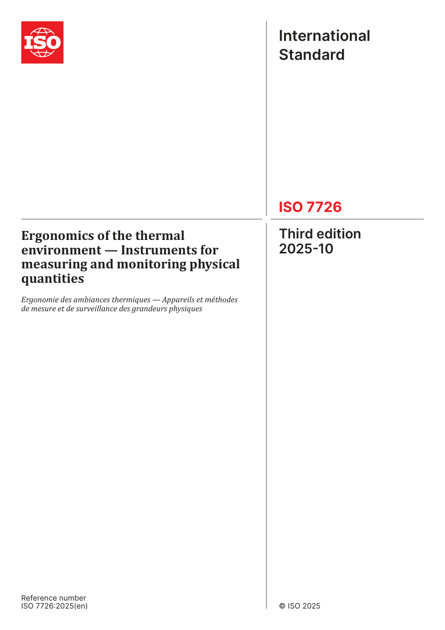 ISO 7726:2025 PDF Preview