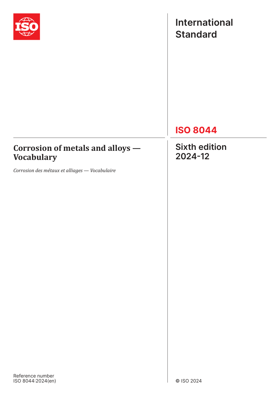 ISO 8044:2024 PDF Preview