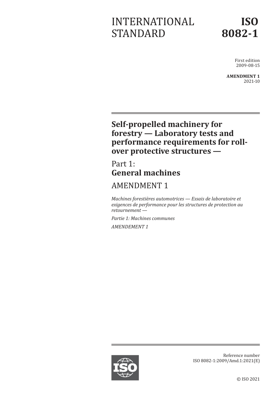 ISO 8082-1:2009/Amd1:2021 PDF Preview