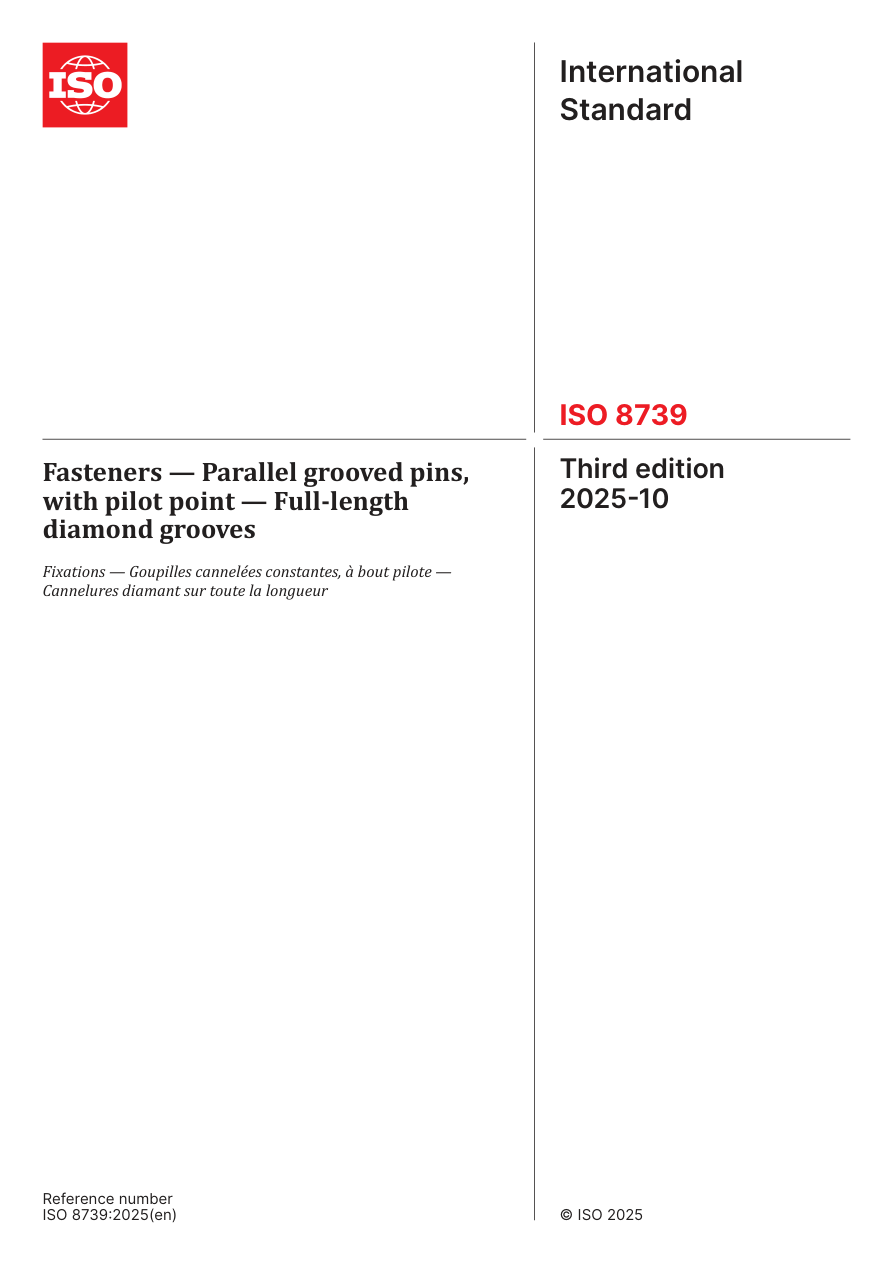 ISO 8739:2025 PDF Preview