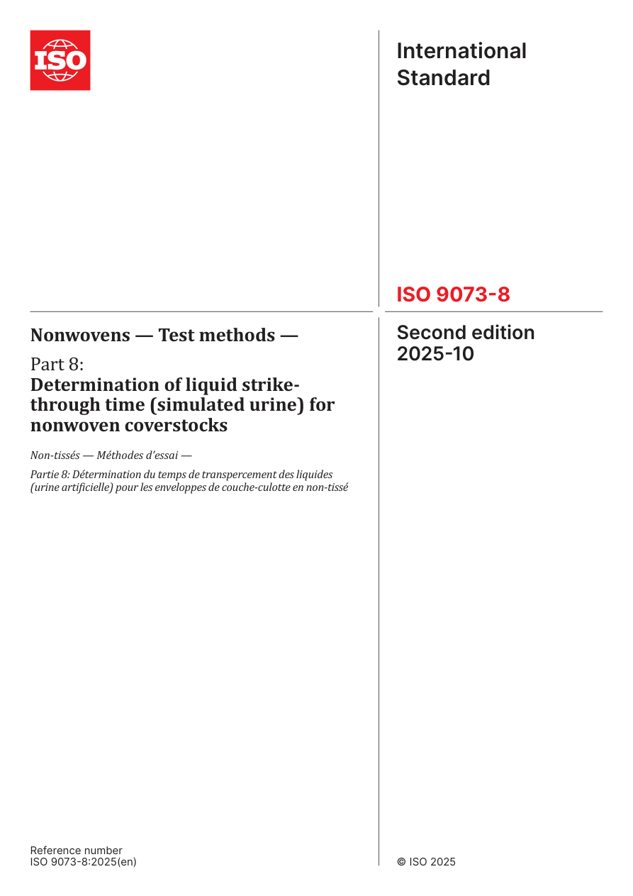 ISO 9073-8:2025 PDF Preview
