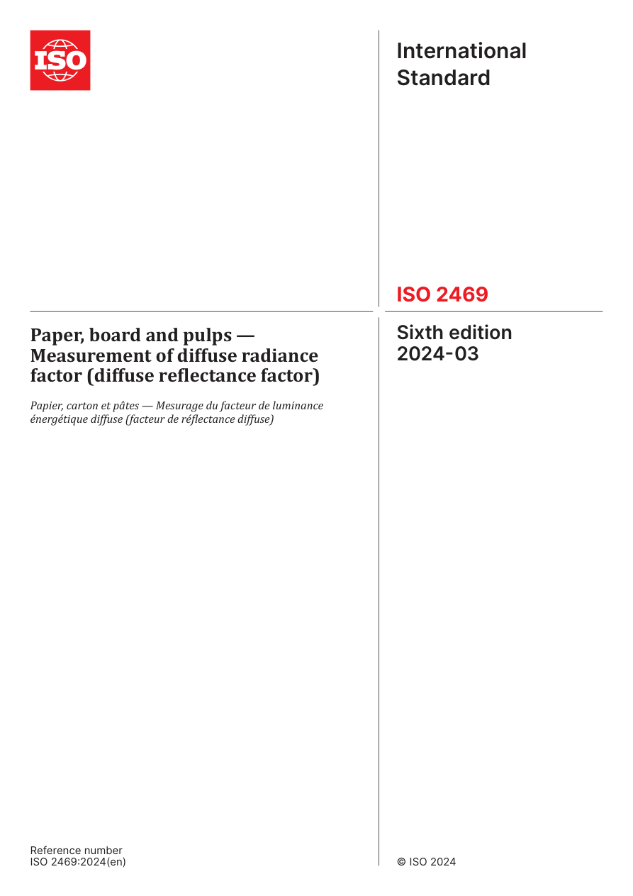 ISO 2469:2024 PDF Preview