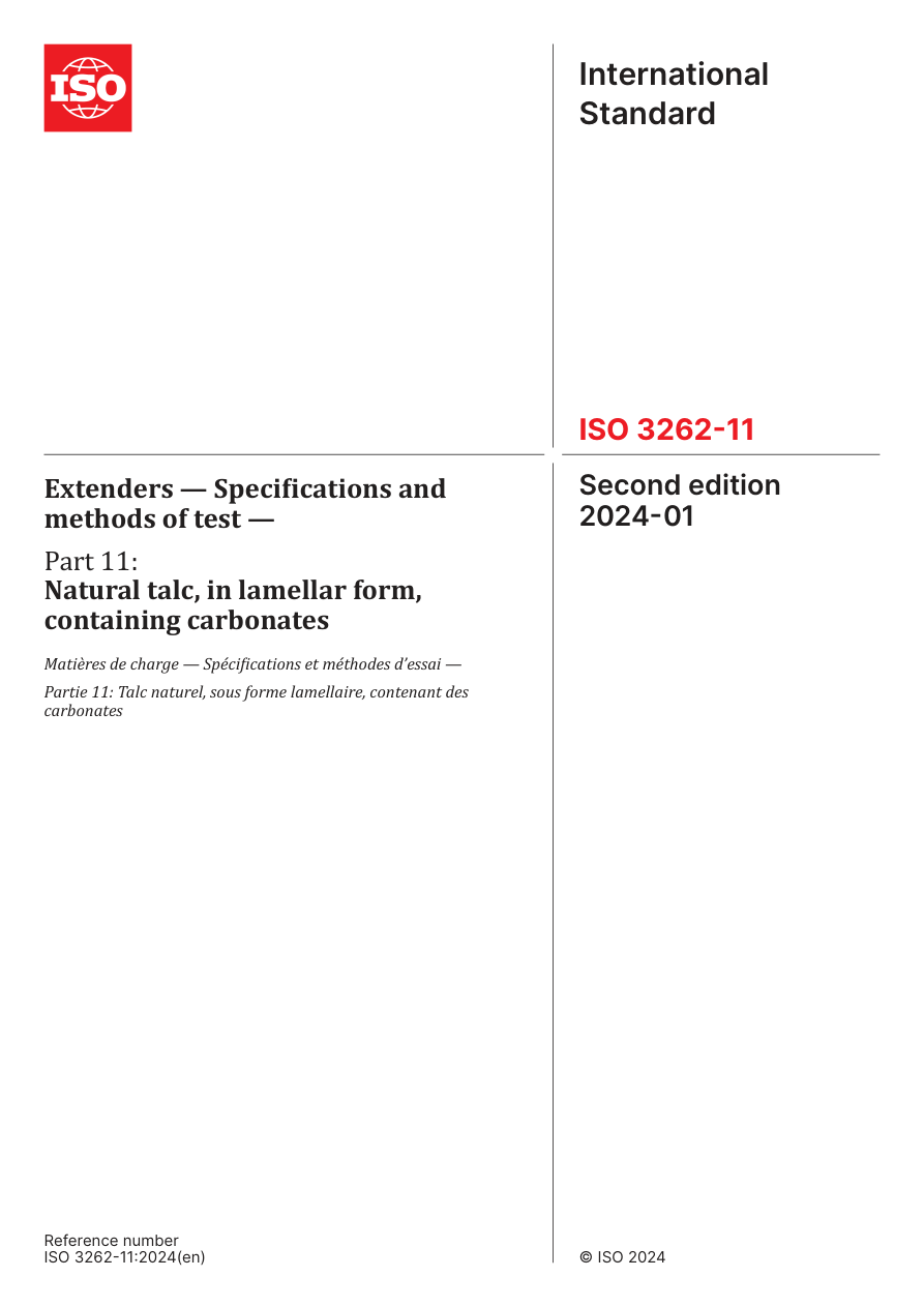 ISO 3262-11:2024 PDF Preview