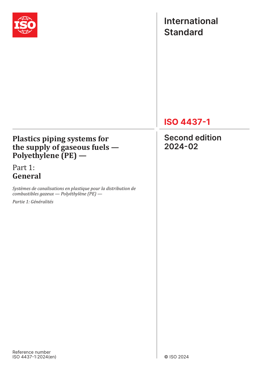 ISO 4437-1:2024 PDF Preview