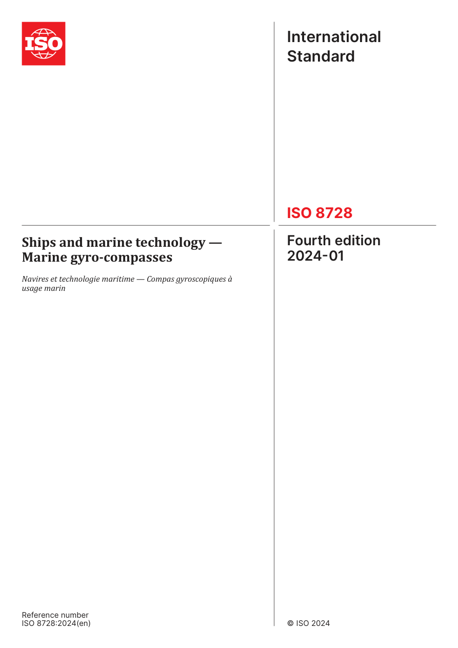 ISO 8728:2024 PDF Preview