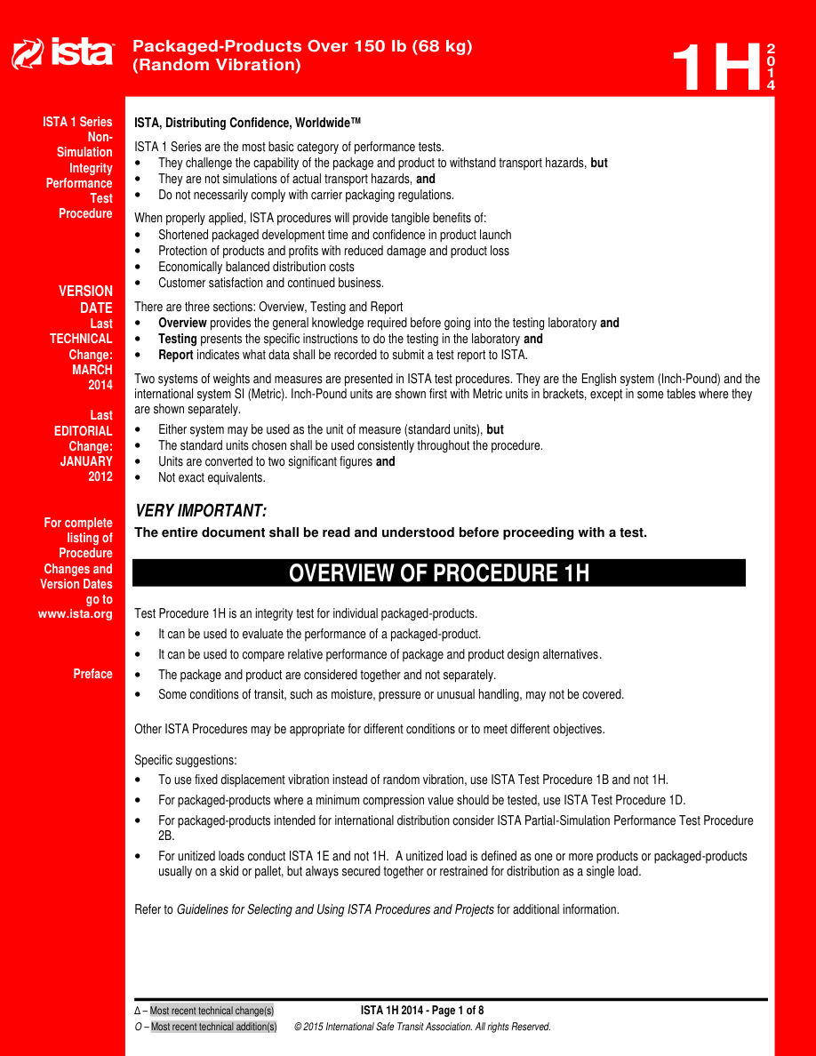 ISTA Procedure 1H (2014) PDF Preview