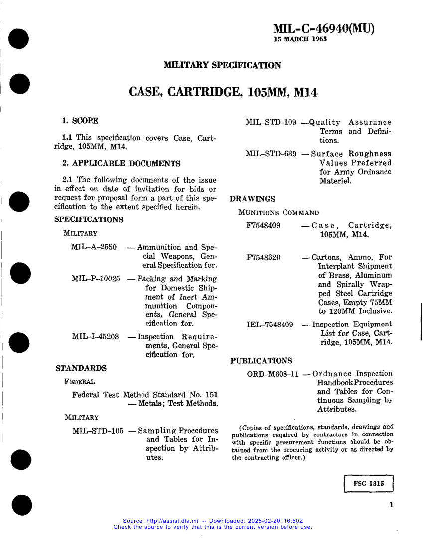 MIL C 46940 PDF Preview