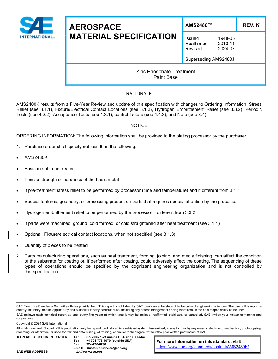 SAE AMS2480 Rev K PDF Preview