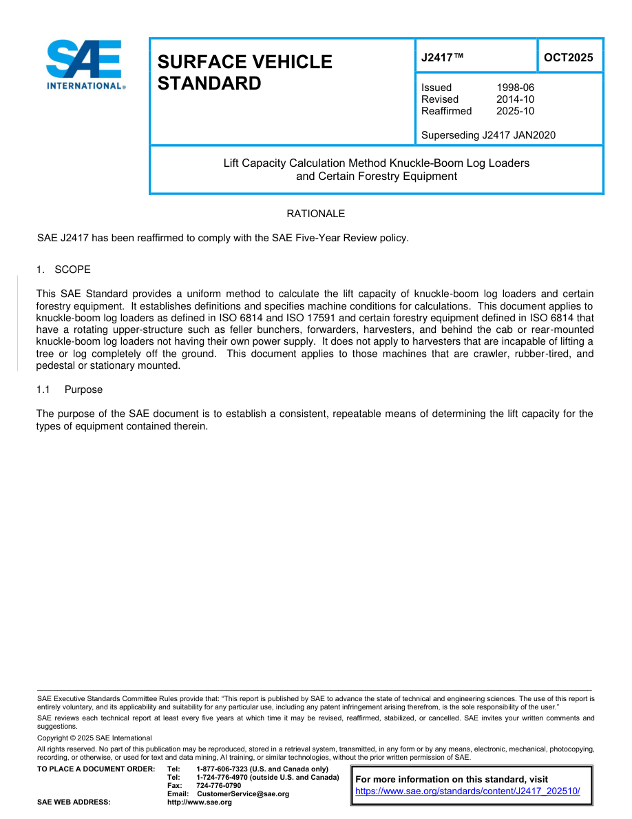 SAE J2417 (OCT2025) PDF Preview