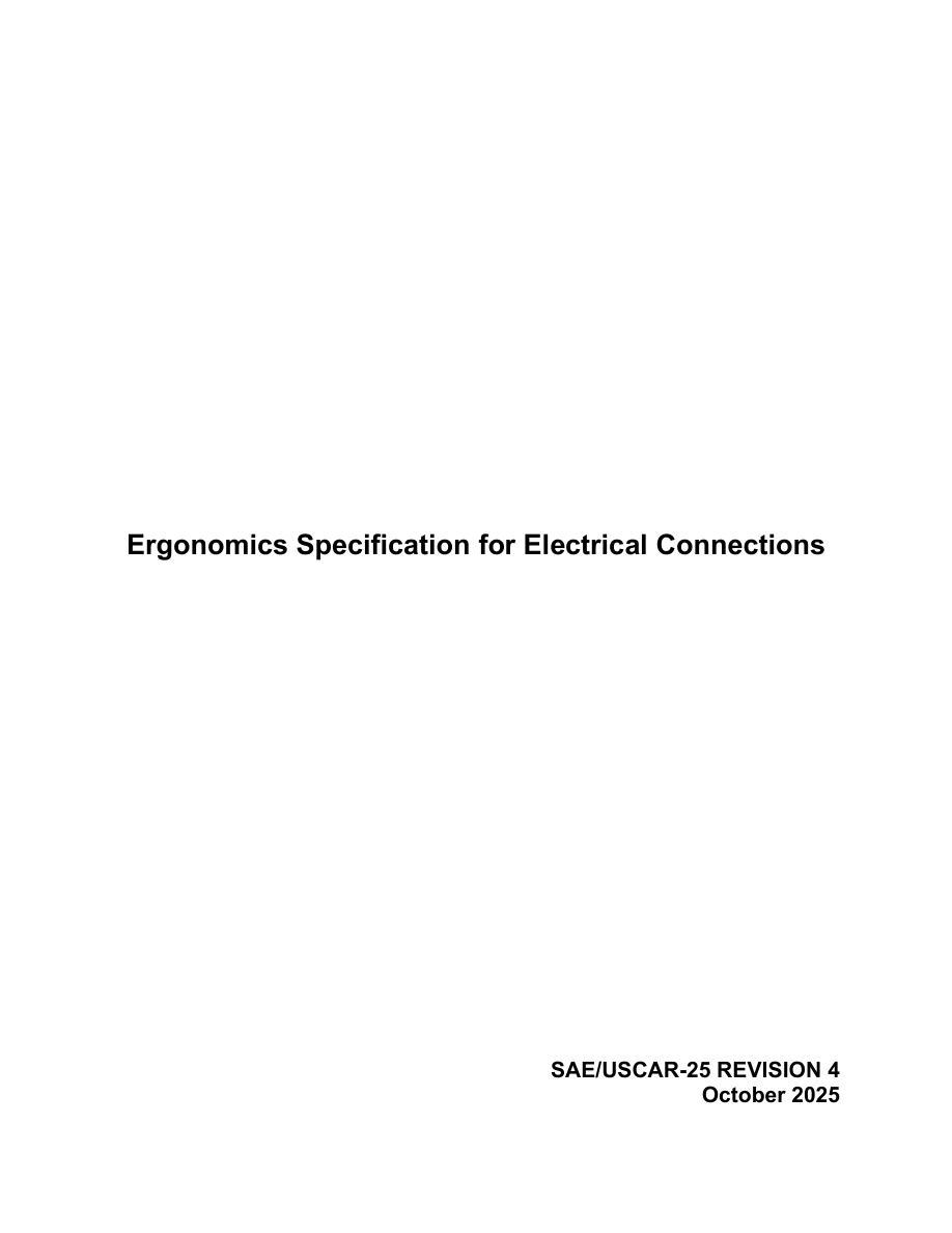 SAE USCAR25-4 PDF Preview